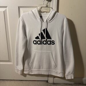Adidas Golf White Hoodie with Black Accents
